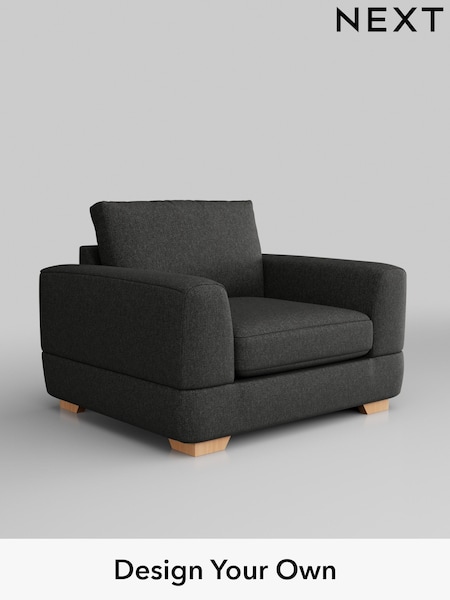 Tweedy Blend Easy Clean/Charcoal Grey Clayton (885861) | £750