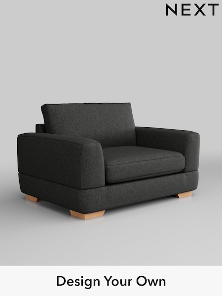 Tweedy Blend Easy Clean/Charcoal Grey Clayton (885861) | £850