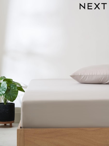 Natural Non Iron Simply Soft Deep Fitted Sheet (888178) | £8 - £14