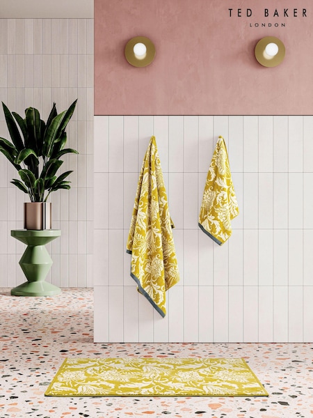 Ted Baker Gold Baroque 100% Cotton Towel (888356) | £20 - £60