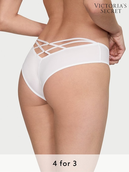 Victoria's Secret White Cheeky Knickers (888666) | £18