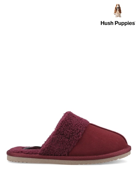 Red - Hush Puppies Arianna Mule Slippers
