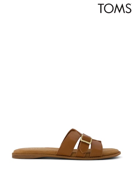 Brown - Toms Sol Mule Sandals