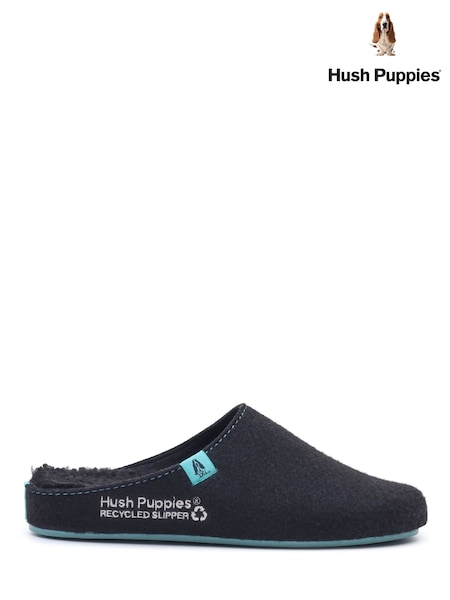 Black - Regular Hush Puppies The Good Slippers