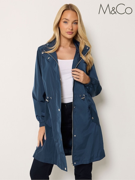 Blue - M&co Rain Jacket