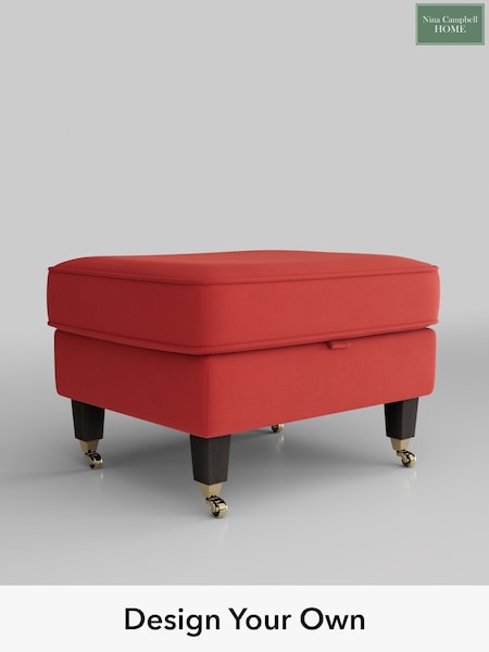 Westbourne/Coral Red Oakfield By Nina Campbell (890490) | £450