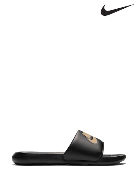 Nike Black/Gold Victori One Sliders (891272) | £30