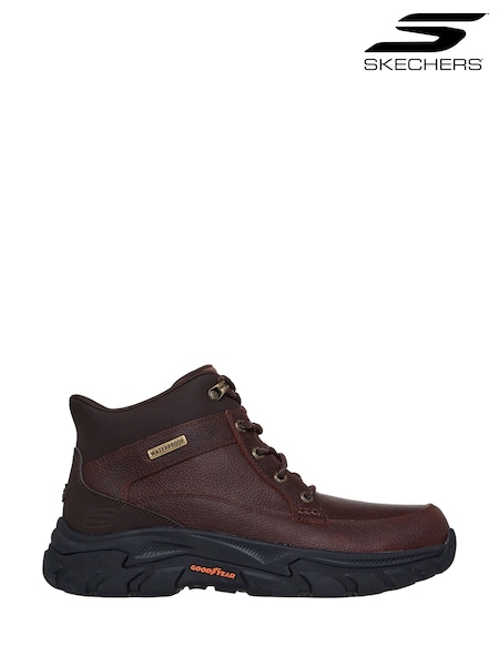 Red - Regular Skechers Respected 2.0 Orson Ankle Boots