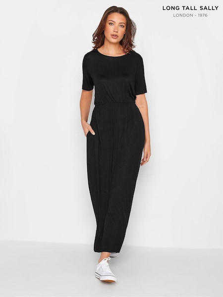 Long Tall Sally Black Pocket Midaxi Dress (894235) | £34
