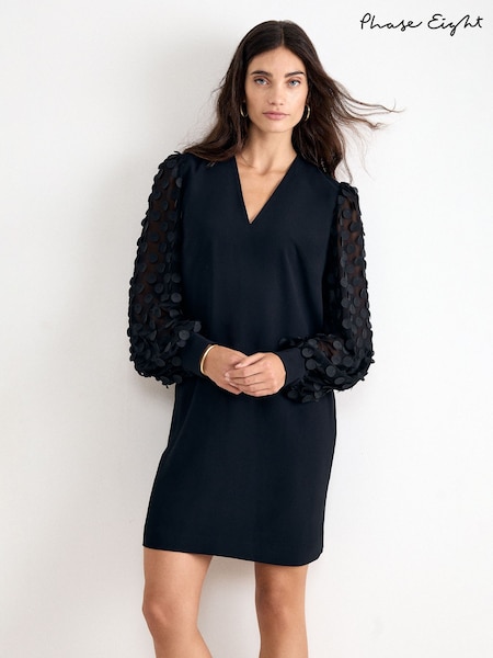 Black - Phase Eight Petite Laura Dress