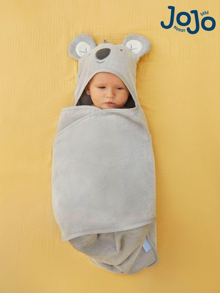 JoJo Maman Bébé Koala Baby Cuddler Towel (894505) | £19