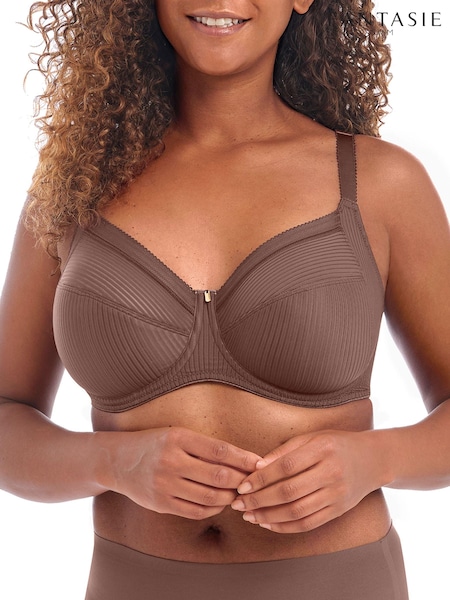 Fantasie Coffee Full Cup Fusion Lace Underwire Side Support Bra (895559) | £37