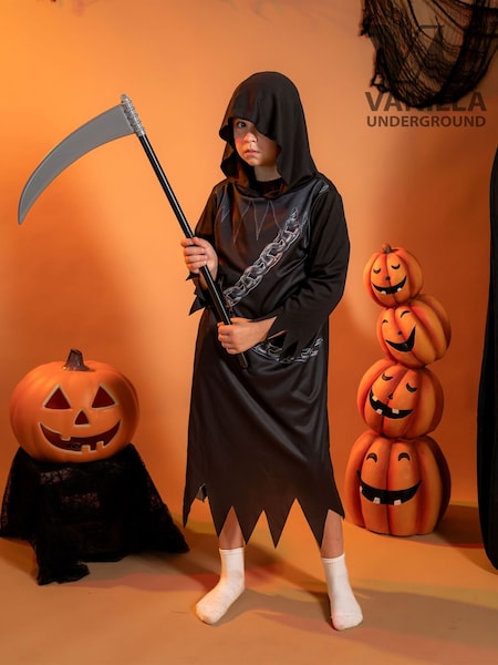Black - Vanilla Underground Grim Reaper Costumes Set 3 Piece