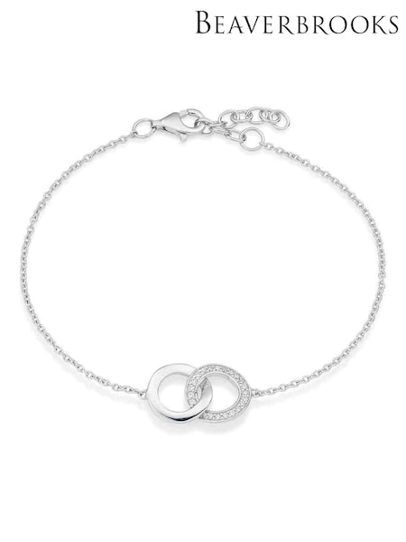 Beaverbrooks Cubic Zirconia Double Circle Bracelet (896342) | £55