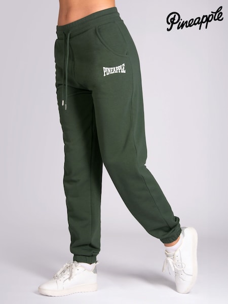 Pineapple Green Oversized Womens Pocket Cuffed Joggers (896410) | £36