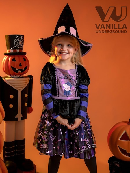 Purple - Vanilla Underground Peppa Pig Witch Costume 2 Piece