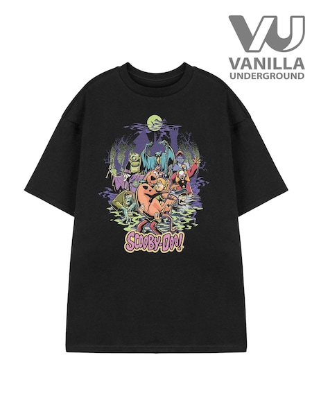 Black - Vanilla Underground Scooby Halloween Short Sleeved T-shirt