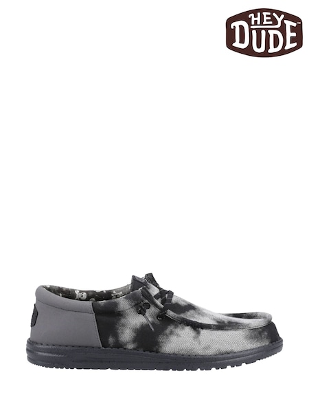 Black - Regular Heydude Wally Funk Overdye Shoes