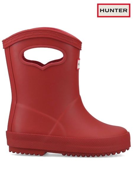 Red - Hunter Kids First Pull On Boots
