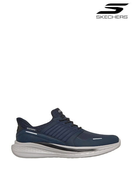 Blue - Regular Skechers Slade Luther Trainers