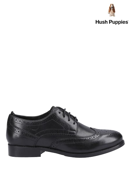 Black - Hush Puppies Natalia Brogues