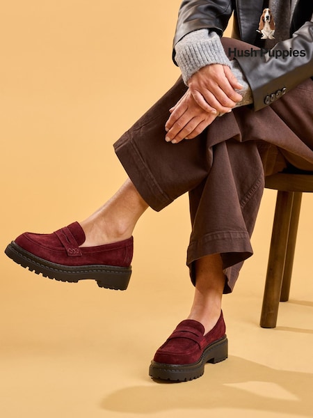 Red - Hush Puppies Odessa Loafers