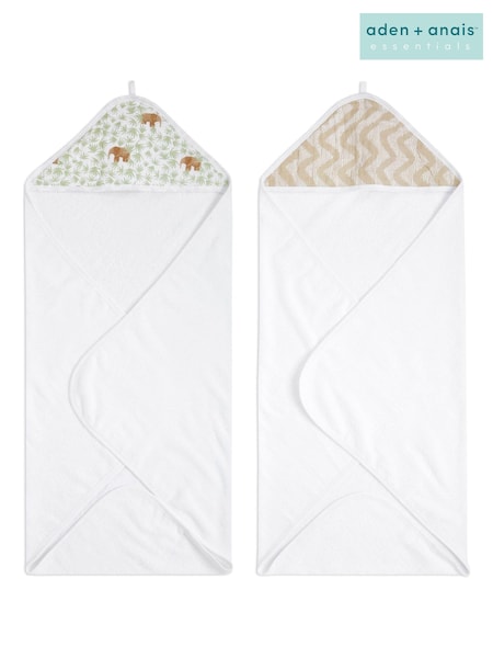 aden + anais Animal 100% Cotton Towel 2 Pack (898430) | £22