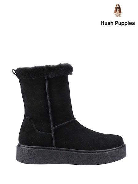Black - Hush Puppies Becca Mid Boots