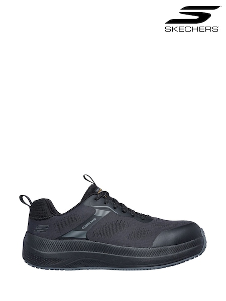 Black - Regular Skechers Transporter Lite Safety Trainers