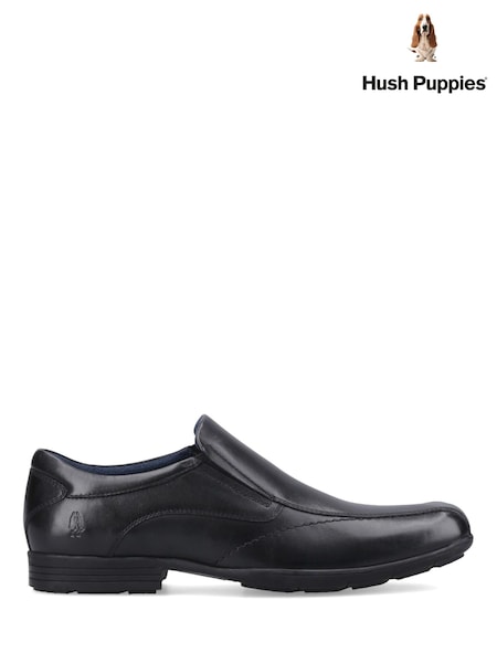 Black - Regular Hush Puppies Dumfries Slip On Shoes