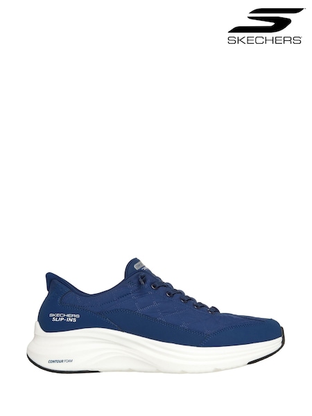 Blue - Regular Skechers Contour Foam Cozy Fit Trainers