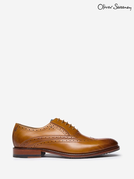 Oliver Sweeney Ledwell Calf leather Derby Brown Shoes (899498) | £169