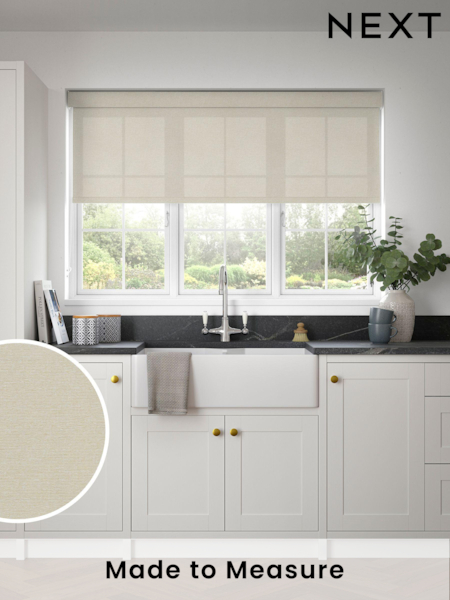 Natural Hester Made to Measure Roller Blind (900028) | £66