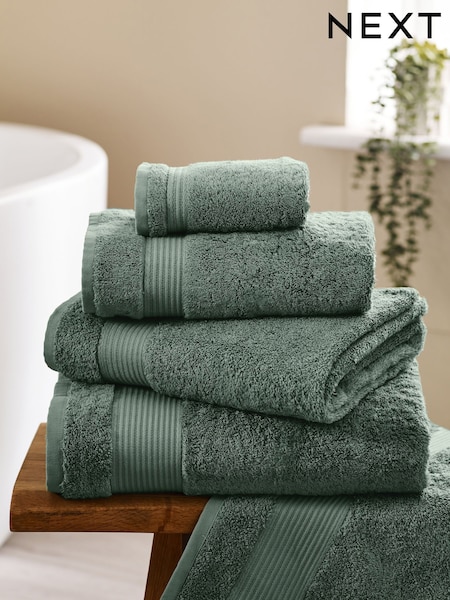 Green Forest Egyptian Cotton Towel (900509) | £6 - £26