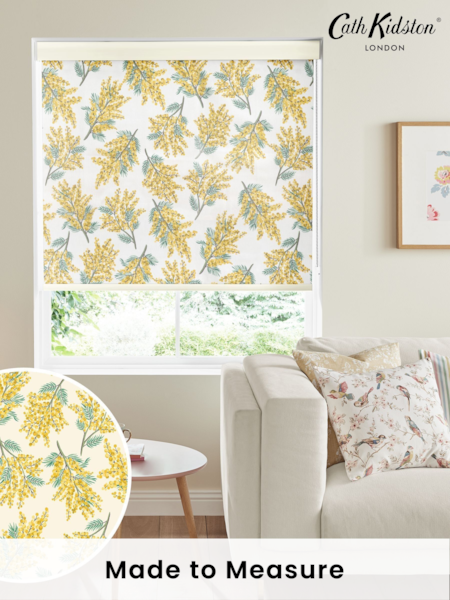 Cath Kidston Yellow Mimosa Flower Citrine Made To Measure Roller Blind (902270) | £58