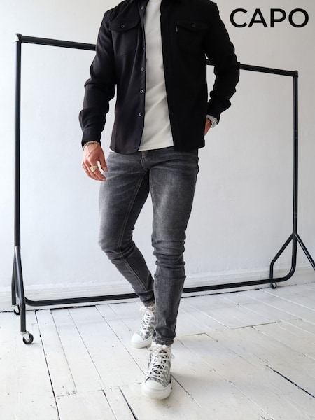 Black - Regular Capo Capo Over Jacket