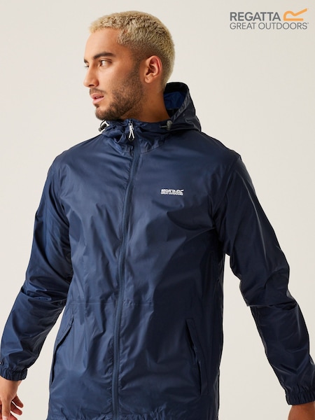 Regatta Navy Mens Waterproof Pack It Jacket III (902985) | £35
