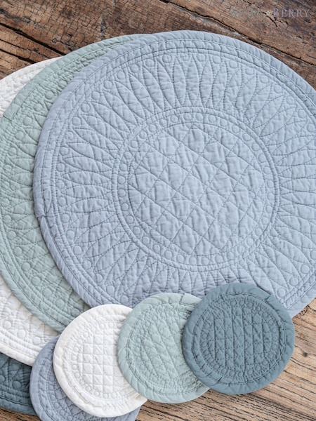 Mary Berry Grey Signature Cotton Grey 100% Cotton Placemat (904133) | £10