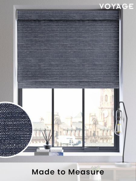 Indigo Blue Voyage Maison Jasper Made To Measure Roman Blind (904398) | £79
