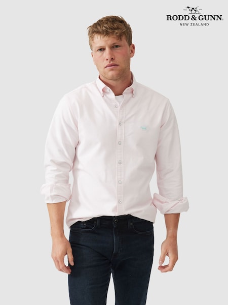 Pink - Regular Rodd & Gunn Oxford Shirt