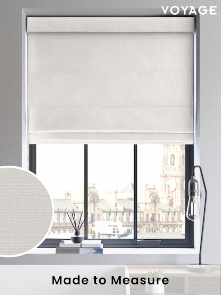 Cream Voyage Maison Jasper Made To Measure Roman Blind (904923) | £79