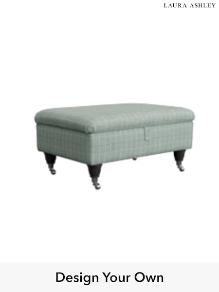 Carolyn Check/Duck Egg Kingston By Laura Ashley (906450) | £575