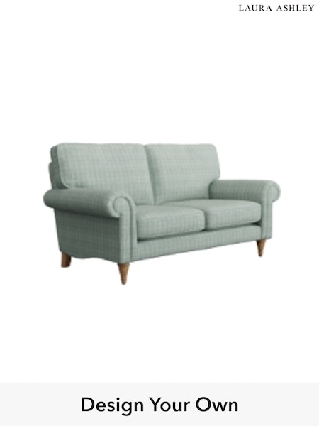 Carolyn Check/Duck Egg Kingston By Laura Ashley (906450) | £1,300
