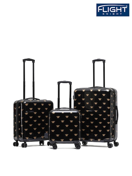 Flight Knight Hardcase Large Check in Suitcases and Cabin Case Luggage Set of 3 (907486) | £150