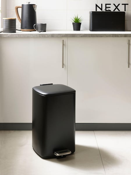 Black 20L Soft Close Pedal Bin (907915) | £50