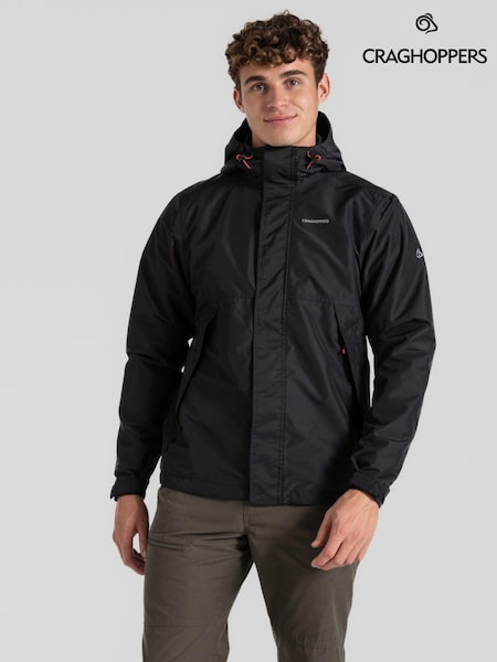 Craghoppers Ossus Waterproof Black Jacket (909749) | £80