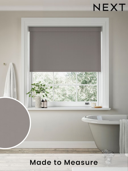 Thunder Natural Echo Made to Measure Blackout Roller Blind (909808) | £57