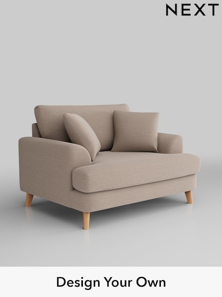 Fine Chenille Easy Clean/Mid Taupe Brown Parker (910058) | £1,075