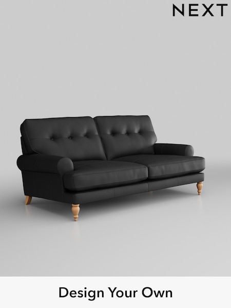 Columbia/Black Erin Buttoned Back Leather Deep Sit (910131) | £1,899