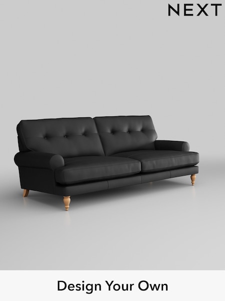 Columbia/Black Erin Buttoned Back Leather Deep Sit (910131) | £1,999